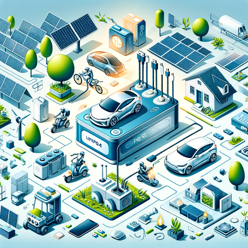 Applications of LiFePO4 batteries